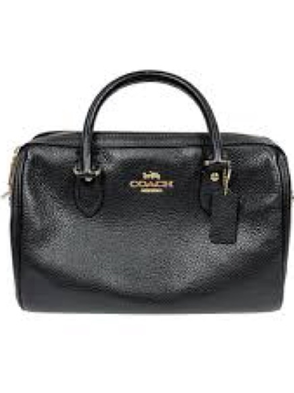 COACH | Rowan Satchel Black Leather